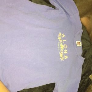 vintage purple aloha shirt